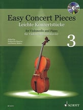 Easy Concert Pieces #3 Cello and Piano BK/CD cover